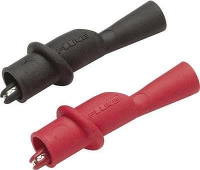 Fluke Safety Alligator Clip Set Sockel 2 mm CAT IV 600V, CAT III 1000V Röd, Svart AC175 (4101772)