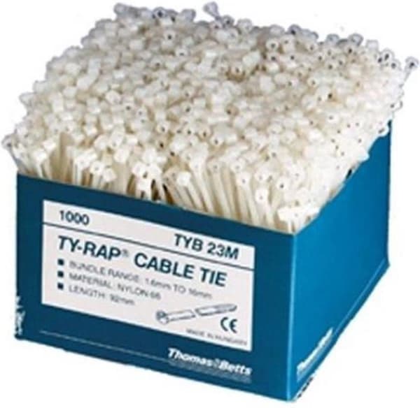 ABB Ty-rap kabelbinder plast 2,4x92mm naturlig farve - 100 stk