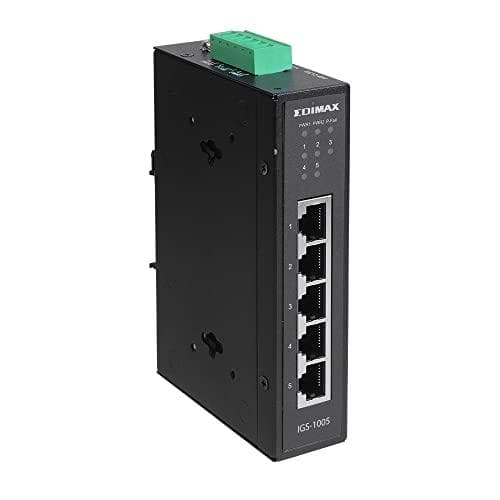 Edimax IGS-1005 - Switch - 5 x 10/100/1000 - DIN-skinne monteres, vægmonteres