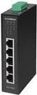 Edimax IGS-1005 - Switch - 5 x 10/100/1000 - DIN-skinne monteres, vægmonteres Sort