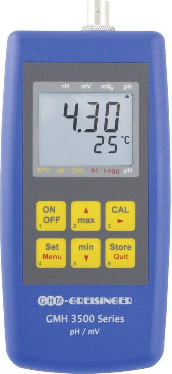 Greisinger GMH 3511 Combimeter pH-værdi, Redox (ORP), Temperatur