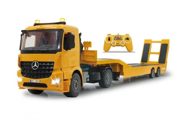 Jamara Transporter Rc Mercedes-benz Actros 2,4 Ghz Gul 1:20