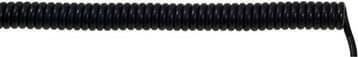 LAPP 73220251 Spiralkabel UNITRONIC® SPIRAL 200 mm / 800 mm 4 x 0,25 mm² Sort 5 stk. (73220251)