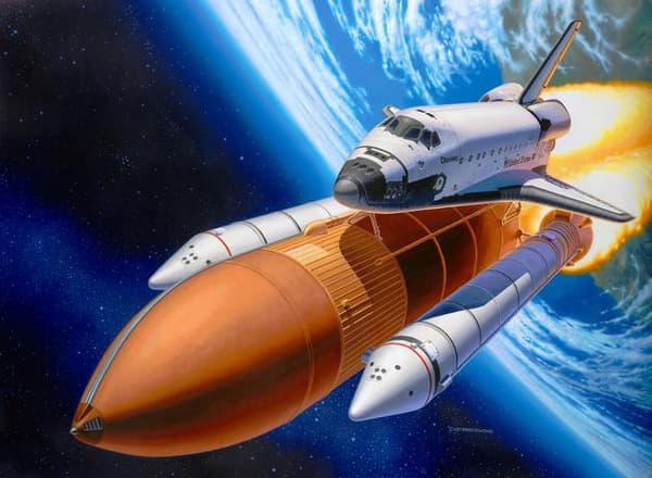 Revell 04736 Space Shuttle Discovery & Booster Spacecraft (rakennussarja) 1:144