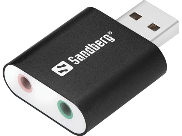 Sandberg USB til Sound Link - Lydkort - Stereo - USB