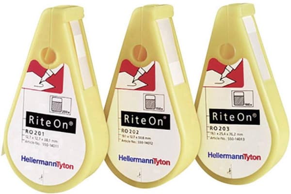 HellermannTyton 550-14012 RO202-1401-WH-1401-CL/WH Tarra-annostelija Kiinnitystapa: Liima 1 kpl