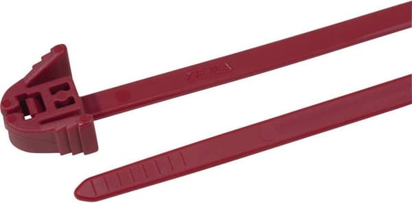 HellermannTyton 115-00043 REZ300-PA66-RD Kabelbinder Rød 100 stk.