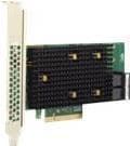 Broadcom HBA 9500-8i Tri-Mode - Tallennusohjain - 8 kaistaa/kanava - SATA 6 Gb/s / SAS 12 Gb/s / PCIe 4.0 (NVMe) - PCIe 4.0 x8 musta, Harmaa