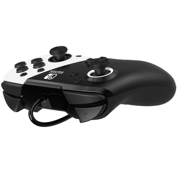 Faceoff Deluxe+ Audio Nintendo Switch Controller - musta/valkoinen