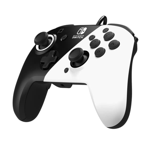 Faceoff Deluxe+ Audio Nintendo Switch Controller - musta/valkoinen