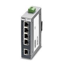 Phoenix Contact Industrial Ethernet Switch - kytkin - hallitsematon - 5 x 10/100 - DIN-kiskoon asennettava - DC