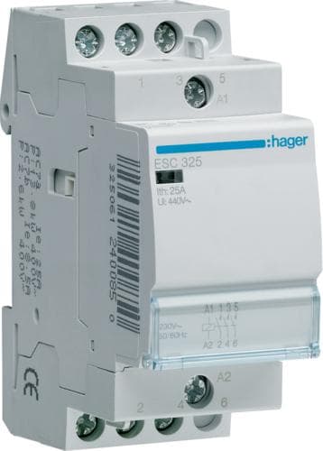Hager ESC325 strømrelæ