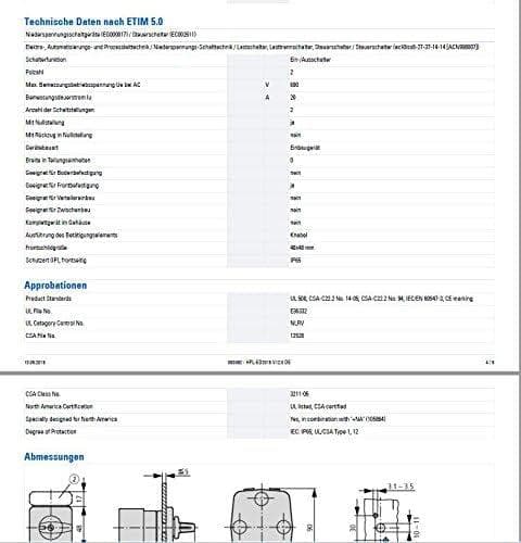 Eaton (Moeller) Control Switch/E Stepping 1 15402