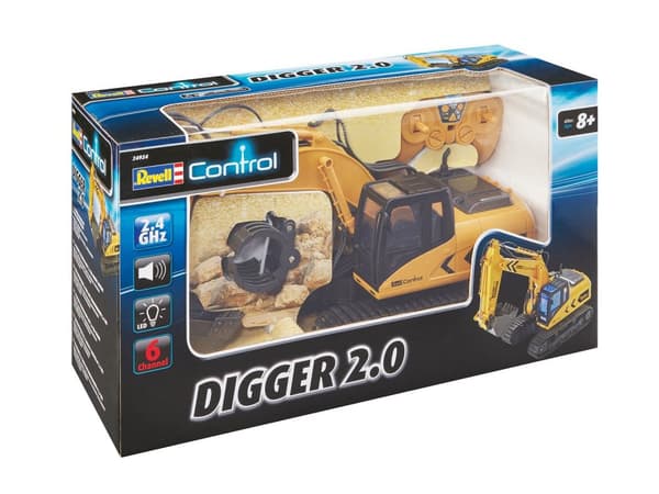 Revell Rc gravemaskine 2.0 drenge gul/sort 1:16