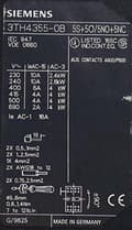 Miniatyrbild 3 av 4: Siemens 3th43 AUX kontaktorer 3th4 55E 24 VDC skruv