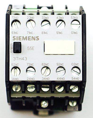 Siemens 3th43 AUX kontaktorer 3th4 55E 24 VDC skruv