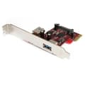 Pikkukuva 1 / 4: StarTech.com 2-porttinen USB3.0 SuperSpeed PCI Express -liitäntäkortti UASP-tuella - USB-sovitin - PCI Express 2.0 Low Profile - USB, USB2.0, USB3.0 -