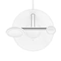 Miniatyrbild 8 av 8: Belkin BOOST CHARGE PRO - Trådlös laddare - med MagSafe + AC-adapter - 15 Watt - Snabbladdning - vit (WIZ017VFWH)