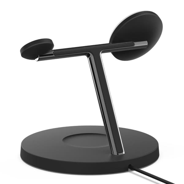 Belkin BOOST CHARGE PRO - Trådløs oplader - med MagSafe + AC Adapter - 15 Watt - Hurtig opladning - Sort (WIZ017VFBK)