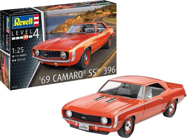 Revell 67712 -mallisarja 69 Camaro® SS™ 396 -auto (rakennussarja) 1:25