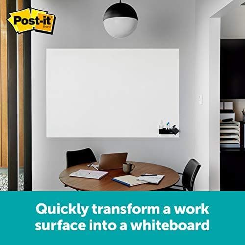 Post-it Flex Write whiteboardfilm för whiteboardmarkörer och permanenta markörer, 1.219 mx 2.438 m