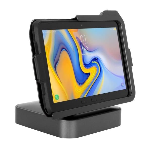 Targus Tablet Cradle Workstation - monteringssæt (cradle) - til tablet - låsning - sort - desktop - til Samsung Galaxy Tab Active Pro