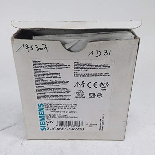 Siemens SIRIUS 3UG46511AW30 valvontarele 24, 24-240, 240 V/DC, V/AC 1 vaihtokosketin 3UG4651-1AW30 1 kpl