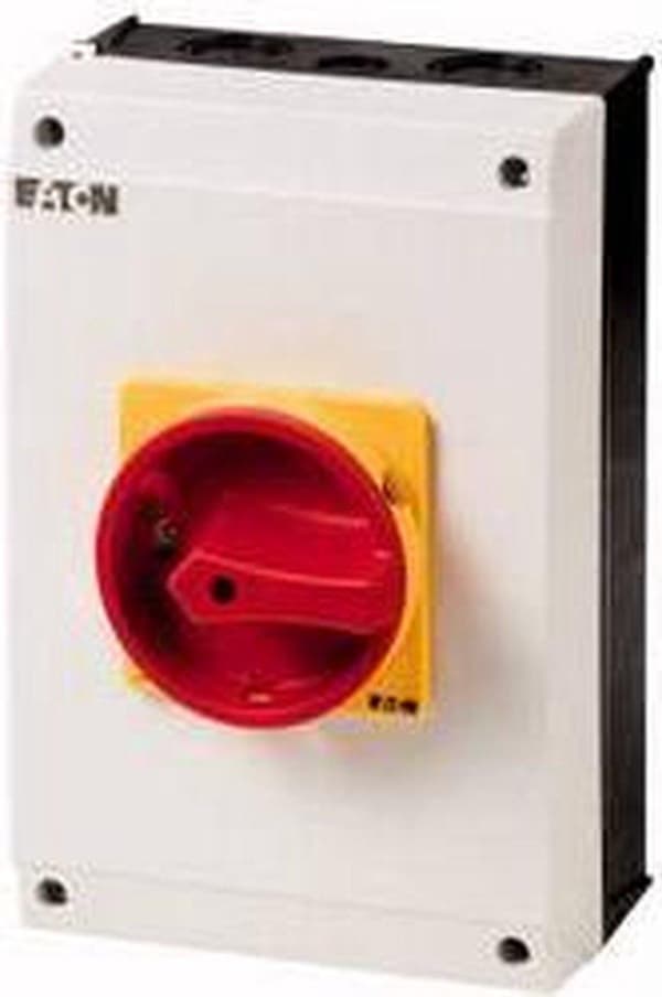Eaton T5B-4-15682/I4/SVB Nokkakytkin 63 A 690 V 1 x 90 ° Keltainen, punainen 1 kpl