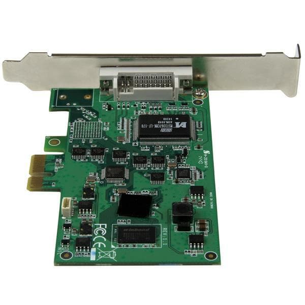 High-definition PCIe-optagelseskort - HDMI VGA DVI & komponent - 1080P - Fuldprofil & lavprofilbeslag inkluderet til understøttelse af to profiler - O