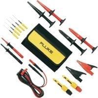 Fluke-turvatestijohtosarja [Lamellaliitin 4 mm - Lamellitulppa 4 mm] 1,50 m Musta, punainen TLK282-1 (3971252)