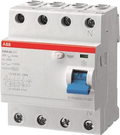 ABB-ENTRELEC F204AS-40/0.3 - Differentiale F204 AS 40A 300mA