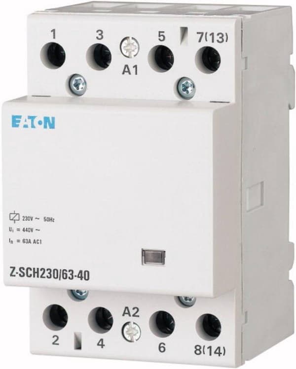 Eaton Z-SCH230/63-20 Strømafbryder Nominel spænding: 230 V, 240 V Koblingsstrøm (maks.): 63 A 2x NO 1 stk.