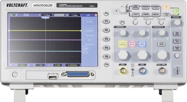 VOLTCRAFT MSO-5062B Digital Oscilloskop 60 MHz 18 Kanal 1 GSa/s 512 kpts 8 Bit Digital Hukommelse (DSO), Blandet Signal