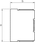 Miniatyrbillede 3 af 3: OBO Bettermann Vertr endestykke LKM E60200FS højde 200mm, bredde 60mm, venstre/højre udgave, materiale stål, materialekvalitet andet, halogenfri, over