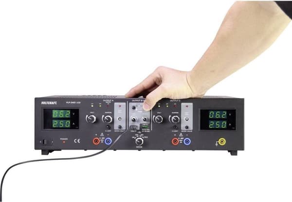 VOLTCRAFT VLP-2403 USB Lab strømforsyning, justerbar 0 - 40 V 0,01 - 3 A 273 W OVP Antal udgange 4 x