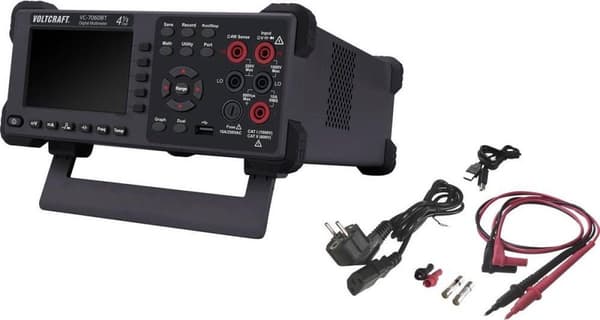 VOLTCRAFT VC-7060BT Bænkmultimeter Digital Datalogger CAT I 1000 V, CAT II 600 V Display (tæller): 60000