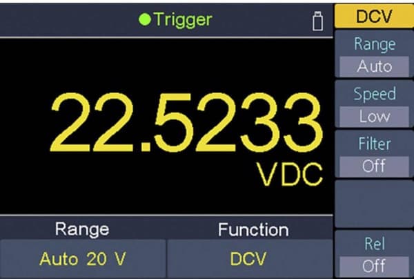 VOLTCRAFT VC-7060BT Bænkmultimeter Digital Datalogger CAT I 1000 V, CAT II 600 V Display (tæller): 60000