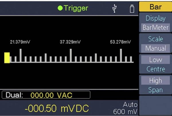 VOLTCRAFT VC-7060BT Bænkmultimeter Digital Datalogger CAT I 1000 V, CAT II 600 V Display (tæller): 60000