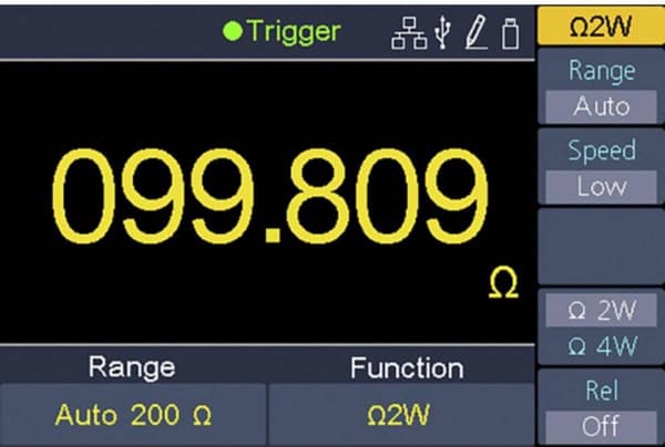 VOLTCRAFT VC-7060BT Bænkmultimeter Digital Datalogger CAT I 1000 V, CAT II 600 V Display (tæller): 60000