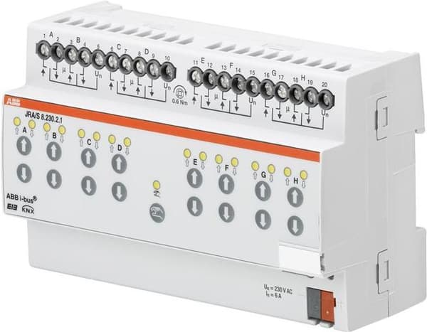 ABB 2CDG110122R0011 ställdon för smart hem DIN-skena montering slutare/blindavtryckare 8 kanaler (2CDG110122R0011)