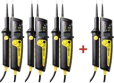 Beha Amprobe 2100-GAMMA BUNDLE Bipolar spændingstester CAT III 1000V, CAT IV 600V Akustisk, LCD, LED, Vibration (4980718)