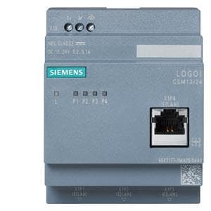 Siemens LOGO! CSM12/24 - Grå - 0,1 Gbps - Kablet - 10/100Base-T(X) - 12-24V - 190 g (6GK7177-1MA20-0AA0)
