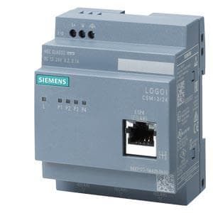 Siemens LOGO! CSM12/24 - Grå - 0,1 Gbps - Kablet - 10/100Base-T(X) - 12-24V - 190 g (6GK7177-1MA20-0AA0)