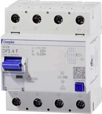 Doepke DFS 4 040-4/0.03-F afbryder fejlstrømsafbryder F-type (09134820)