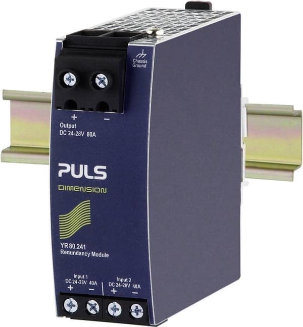 PULS YR80.241 DIN-skinne redundansmodul 80 A Antal udgange: 1 x