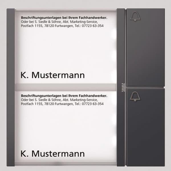 Busknapmodul BTM 650-02 AG antracitgrå (210004908-00)