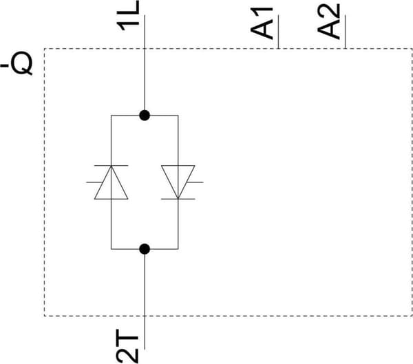 Siemens Semiconductor relæ 3RF21301AA22 30 A Koblingsspænding (maks.): 230 V/AC 1 stk.