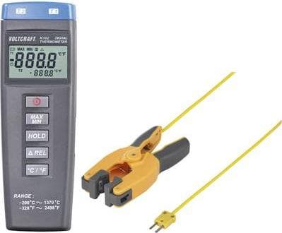 VOLTCRAFT K102 + TP 300 temperaturmåler -200 til +1370 °C sensor type K