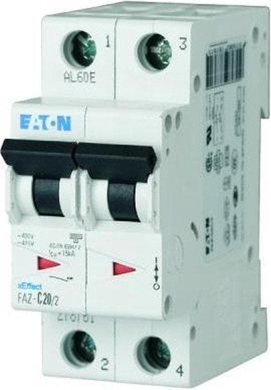 Eaton Electric GmbH Afbryder C 16A 2p FAZ-C16/2 (278760)