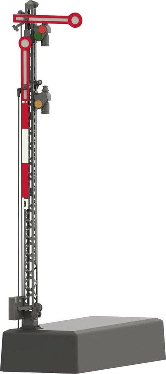 Märklin 70414 H0 Formsignal 2-armet, Mast Hovedsignal Brugsklar model